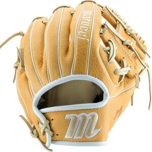 Marucci Acadia M Type V2 Youth Baseball Catcher's Mitt, 32 inches, Beige Size 11